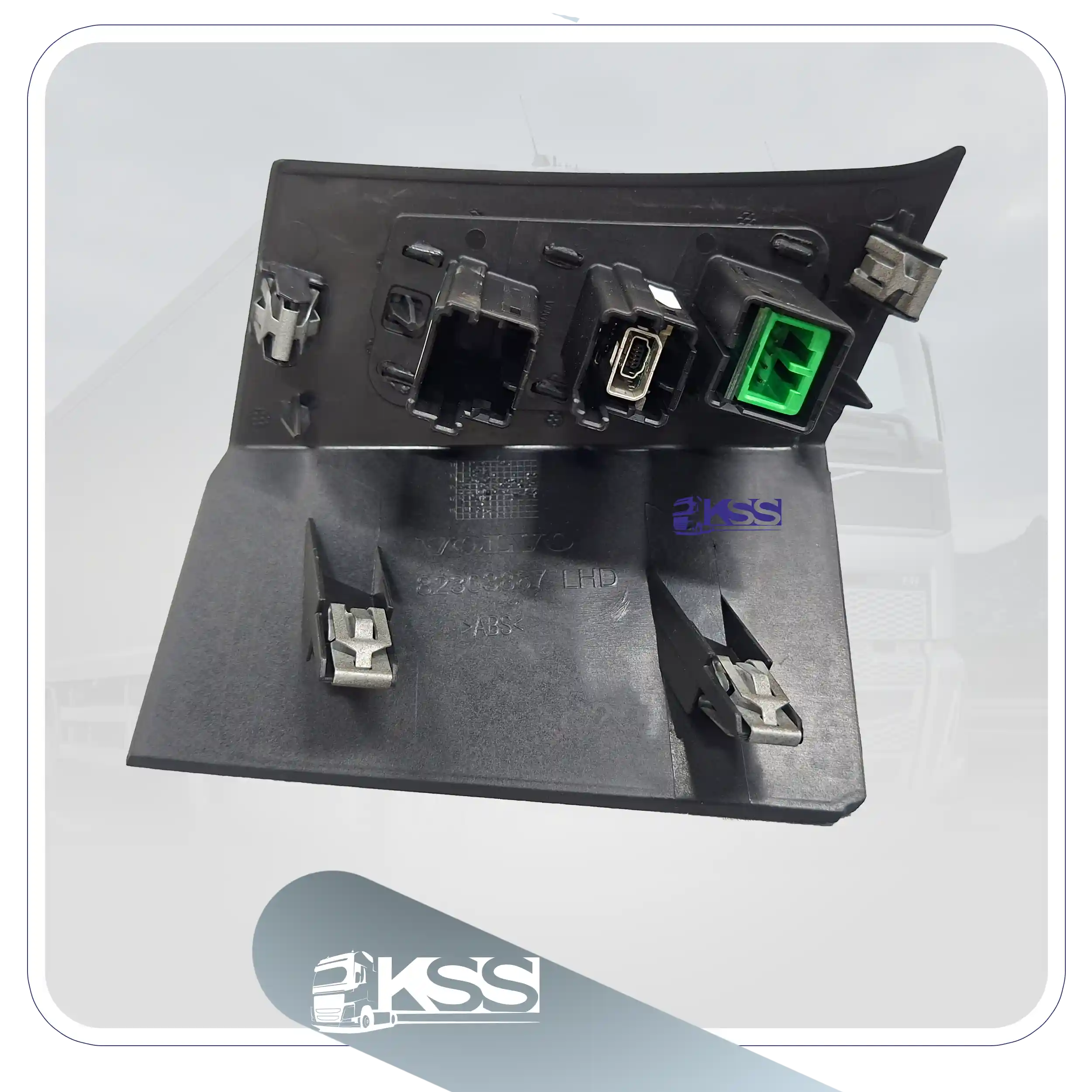 پنل USB و AUX اصلی ولوو FH، FM و FMX-4 | شماره فنی 82303887